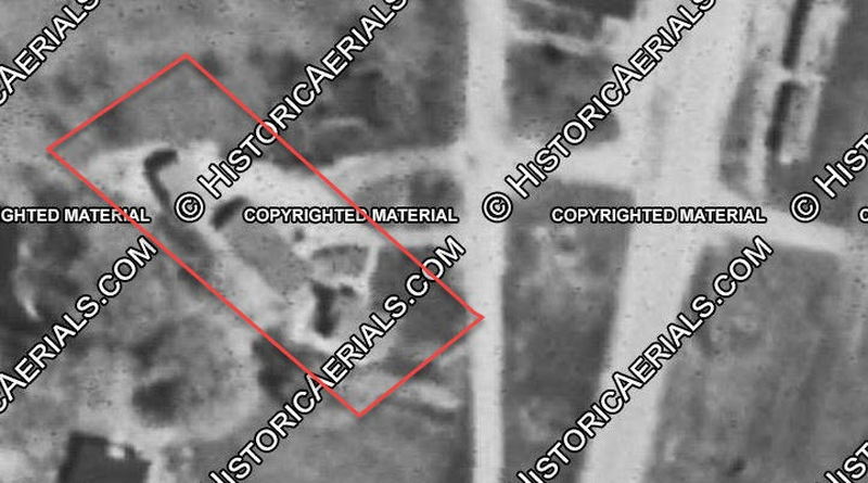 Brown Trout Motel - 1954 Aerial (newer photo)
